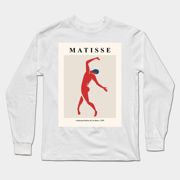 Henri Matisse the Dance Art Design, Men Women Gift Tshirt Sticker Print Poster Long Sleeve T-Shirt by VanillaArt